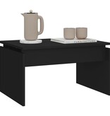 VidaXL Salontafel 68x50x38 cm bewerkt hout zwart