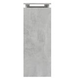 VidaXL Wandtafel 102x30x80 cm spaanplaat betongrijs