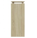 VidaXL Wandtafel 80x30x80 cm bewerkt hout sonoma eikenkleurig