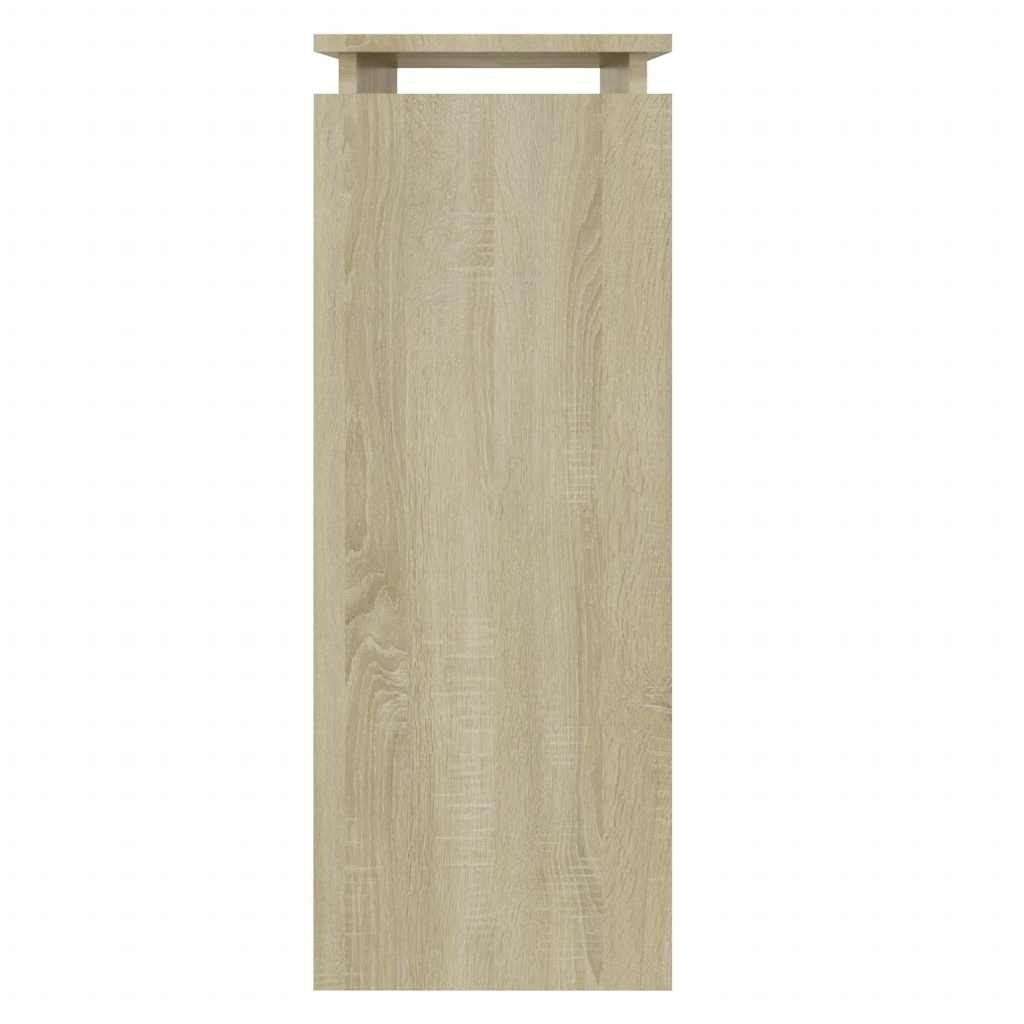 VidaXL Wandtafel 80x30x80 cm bewerkt hout sonoma eikenkleurig