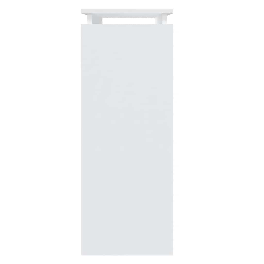 VidaXL Wandtafel 80x30x80 cm bewerkt hout wit