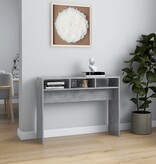 VidaXL Wandtafel 105x30x80 cm bewerkt hout betongrijs
