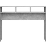 VidaXL Wandtafel 105x30x80 cm bewerkt hout betongrijs