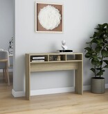VidaXL Wandtafel 105x30x80 cm bewerkt hout sonoma eikenkleurig