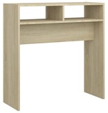 VidaXL Wandtafel 78x30x80 cm bewerkt out sonoma eikenkleurig