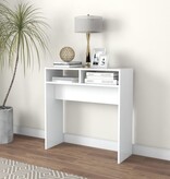 VidaXL Wandtafel 78x30x80 cm bewerkt hout wit