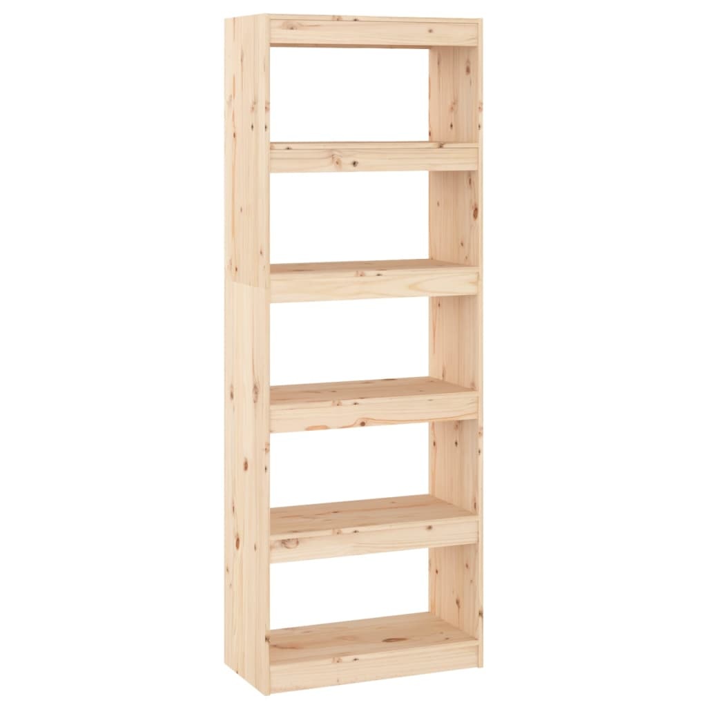 VidaXL Boekenkast/kamerscherm 60x30x167,5 cm massief grenenhout