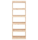VidaXL Boekenkast/kamerscherm 60x30x167,5 cm massief grenenhout
