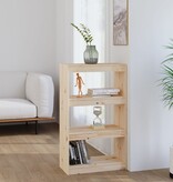 VidaXL Boekenkast/kamerscherm 60x30x103,5 cm massief grenenhout