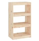 VidaXL Boekenkast/kamerscherm 60x30x103,5 cm massief grenenhout
