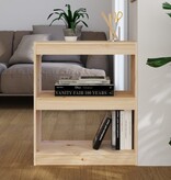 VidaXL Boekenkast/kamerscherm 60x30x71,5 cm massief grenenhout