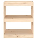 VidaXL Boekenkast/kamerscherm 60x30x71,5 cm massief grenenhout