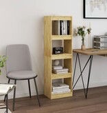 VidaXL Boekenkast / kamerscherm 40x30x135,5 cm massief grenenhout