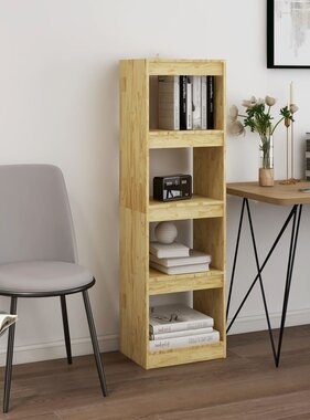 VidaXL Boekenkast / kamerscherm 40x30x135,5 cm massief grenenhout