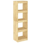 VidaXL Boekenkast / kamerscherm 40x30x135,5 cm massief grenenhout