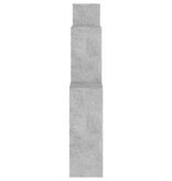 VidaXL Wandschap kubus 80x15x78,5 cm spaanplaat betongrijs