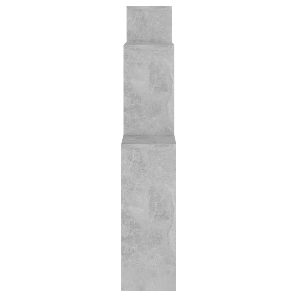 VidaXL Wandschap kubus 80x15x78,5 cm spaanplaat betongrijs
