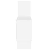 VidaXL Wandschap auto-vormig 82x15x51 cm spaanplaat wit