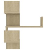 VidaXL Hoekwandschap 40x40x50 cm bewerkt hout sonoma eikenkleurig