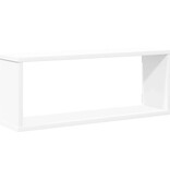 VidaXL Wandschappen kubus 4 st 60x15x23 cm spaanplaat wit