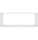 VidaXL Wandschappen kubus 2 st 60x15x23 cm spaanplaat wit