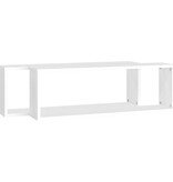 VidaXL Wandschappen kubus 2 st 80x15x26,5 cm bewerkt hout wit