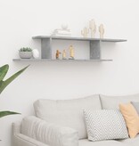 VidaXL Tv-wandschap 125x18x23 cm bewerkt hout betongrijs