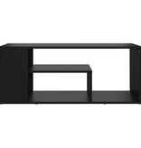 VidaXL Salontafel 100x50x40 cm bewerkt hout zwart