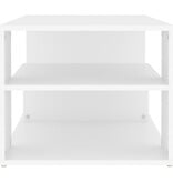 VidaXL Salontafel 100x50x40 cm bewerkt hout wit