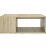 VidaXL Salontafel 90x67x33 cm bewerkt hout sonoma eikenkleurig