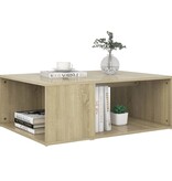 VidaXL Salontafel 90x67x33 cm bewerkt hout sonoma eikenkleurig