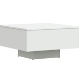 VidaXL Salontafel 60x60x31,5 cm bewerkt hout wit