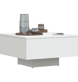 VidaXL Salontafel 60x60x31,5 cm bewerkt hout wit