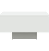 VidaXL Salontafel 60x60x31,5 cm bewerkt hout wit