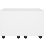 VidaXL Salontafel 60x60x38 cm bewerkt hout wit