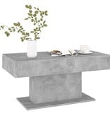 VidaXL Salontafel 96x50x45 cm bewerkt hout betongrijs