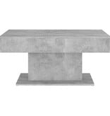 VidaXL Salontafel 96x50x45 cm bewerkt hout betongrijs