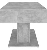 VidaXL Salontafel 96x50x45 cm bewerkt hout betongrijs