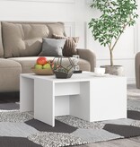 VidaXL Salontafels 4 st 33x33x33 cm bewerkt hout wit