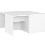 VidaXL Salontafels 4 st 33x33x33 cm bewerkt hout wit