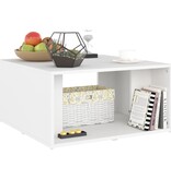 VidaXL Salontafels 4 st 33x33x33 cm bewerkt hout wit