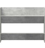VidaXL Wandschoenenkasten 2 st 80x18x60 cm spaanplaat betongrijs
