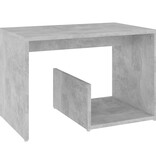 VidaXL Bijzettafel 59x36x38 cm bewerkt hout betongrijs