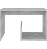 VidaXL Bijzettafel 59x36x38 cm bewerkt hout betongrijs