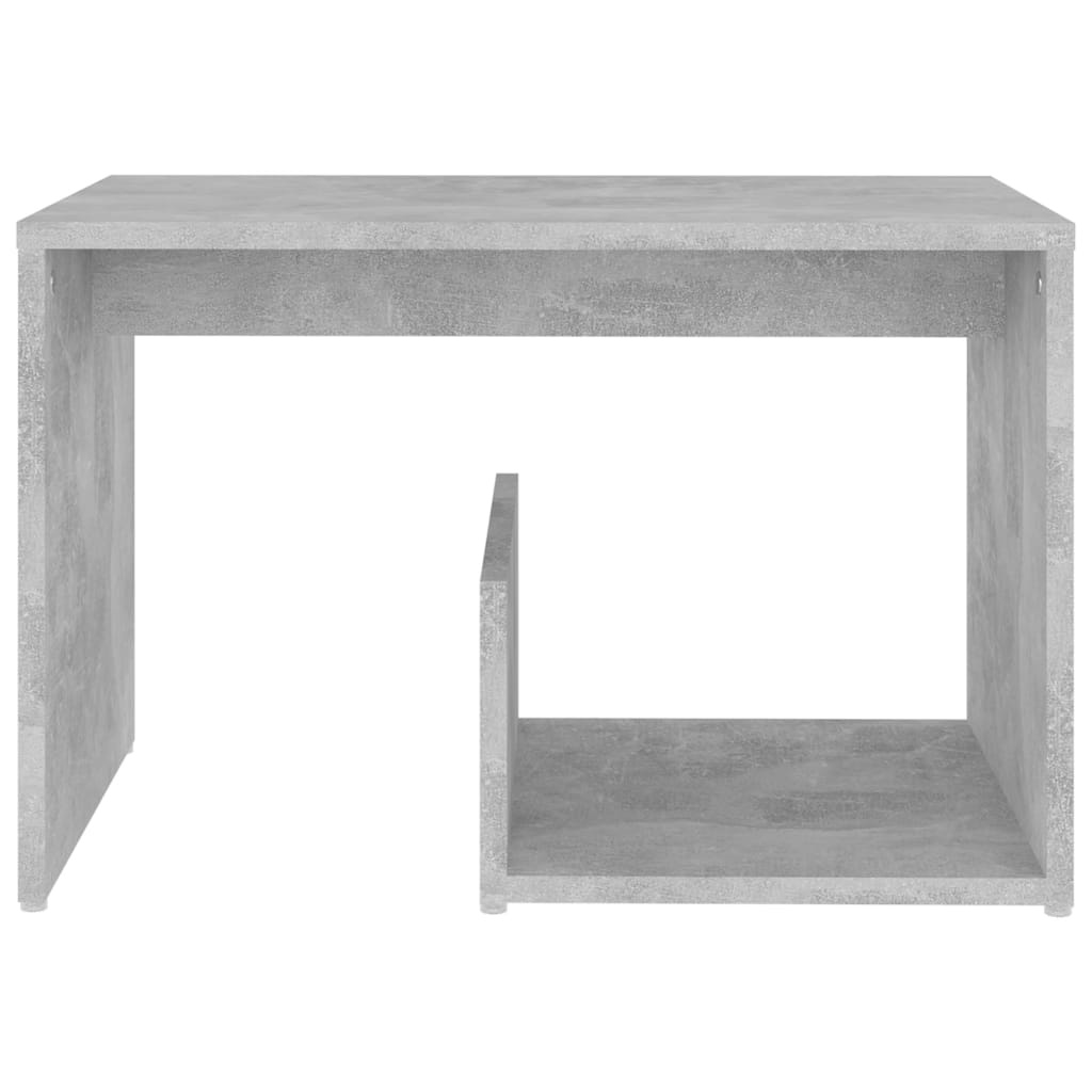VidaXL Bijzettafel 59x36x38 cm bewerkt hout betongrijs