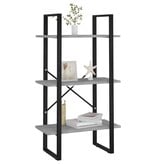 VidaXL Opbergrek 60x30x105 cm bewerkt hout betongrijs