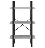 VidaXL Opbergrek 60x30x105 cm bewerkt hout betongrijs