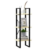 VidaXL Boekenkast met 3 schappen 40x30x105 cm massief grenenhout