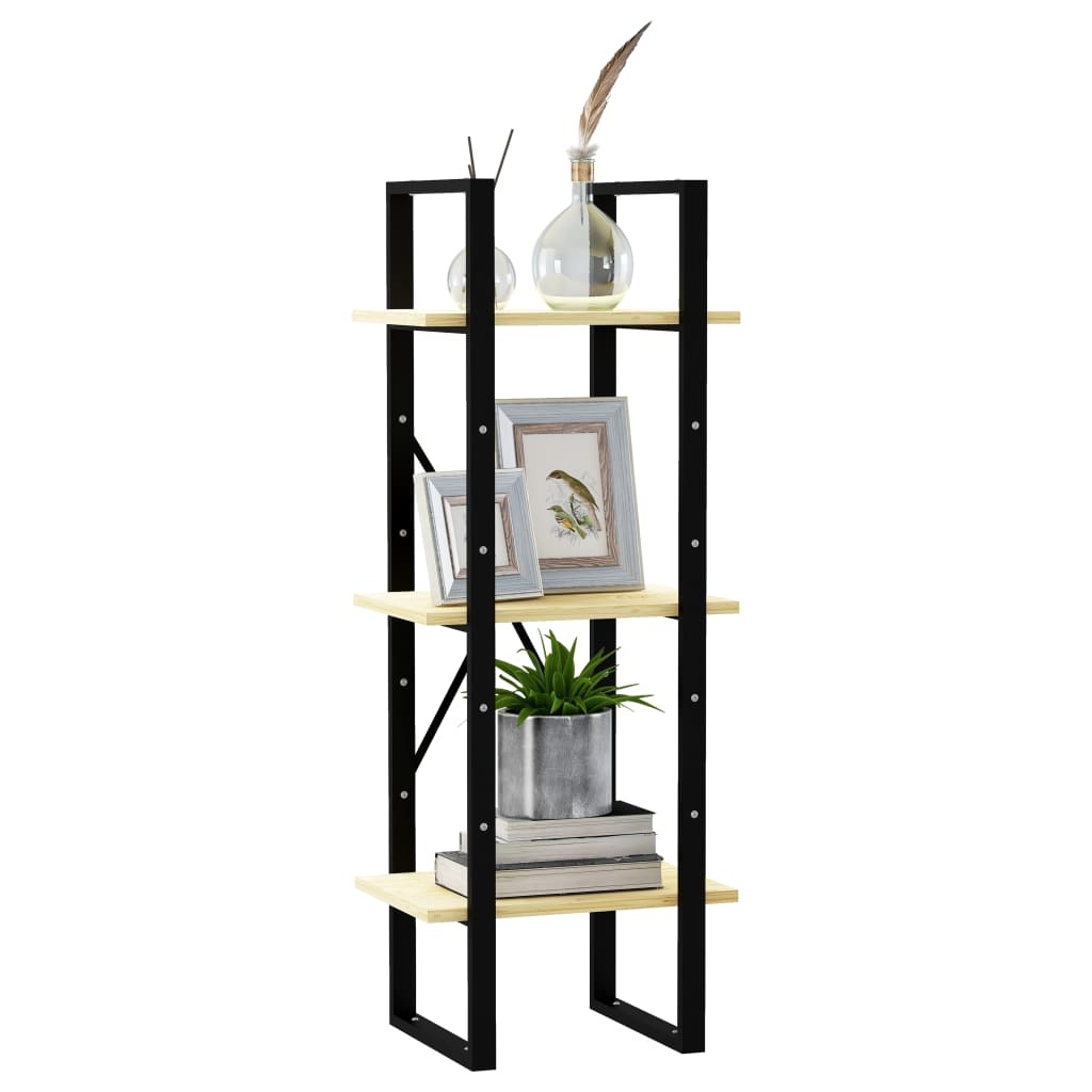 VidaXL Boekenkast met 3 schappen 40x30x105 cm massief grenenhout