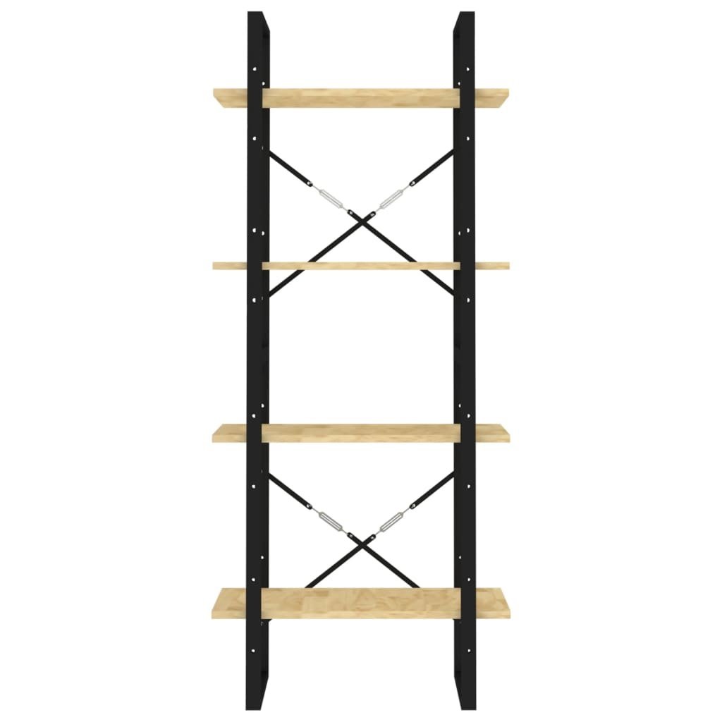 VidaXL Boekenkast met 4 schappen 60x30x140 cm massief grenenhout